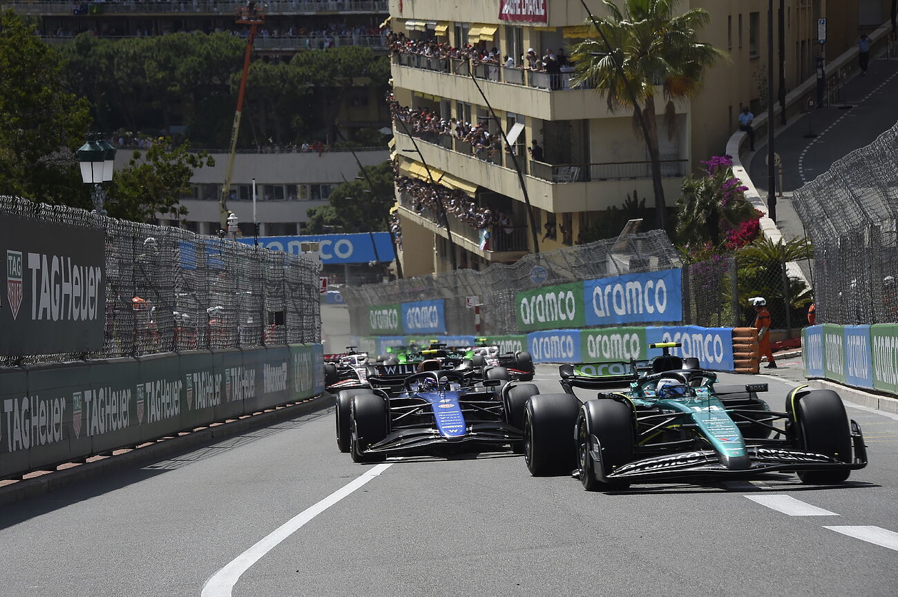 Fuerte choque de Checo Prez en el Gran Premio de Mnaco