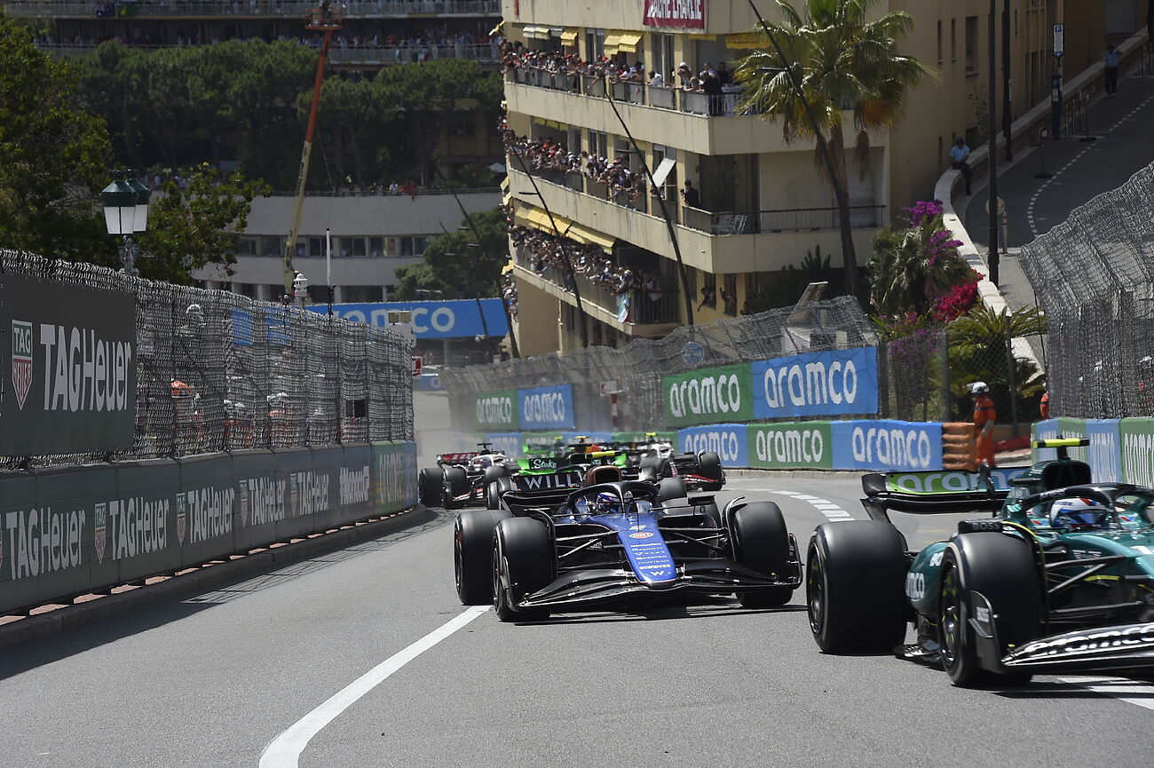 Fuerte choque de Checo Prez en el Gran Premio de Mnaco