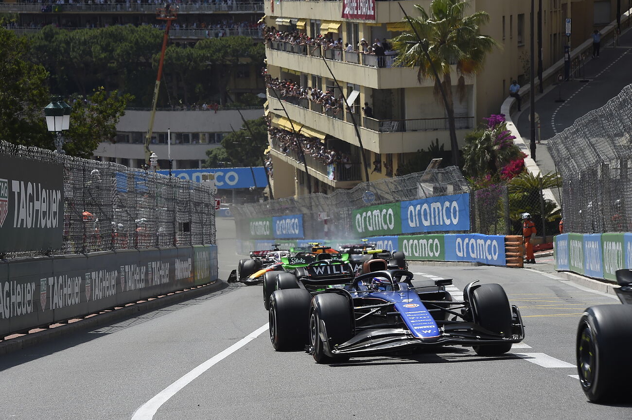 Fuerte choque de Checo Prez en el Gran Premio de Mnaco