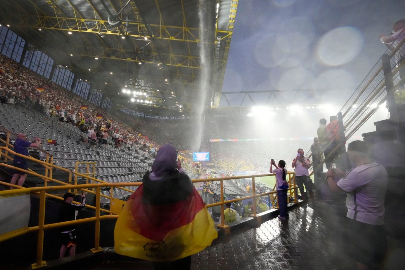 Este fenmeno entreg interesantes postales en la cancha del Signa...