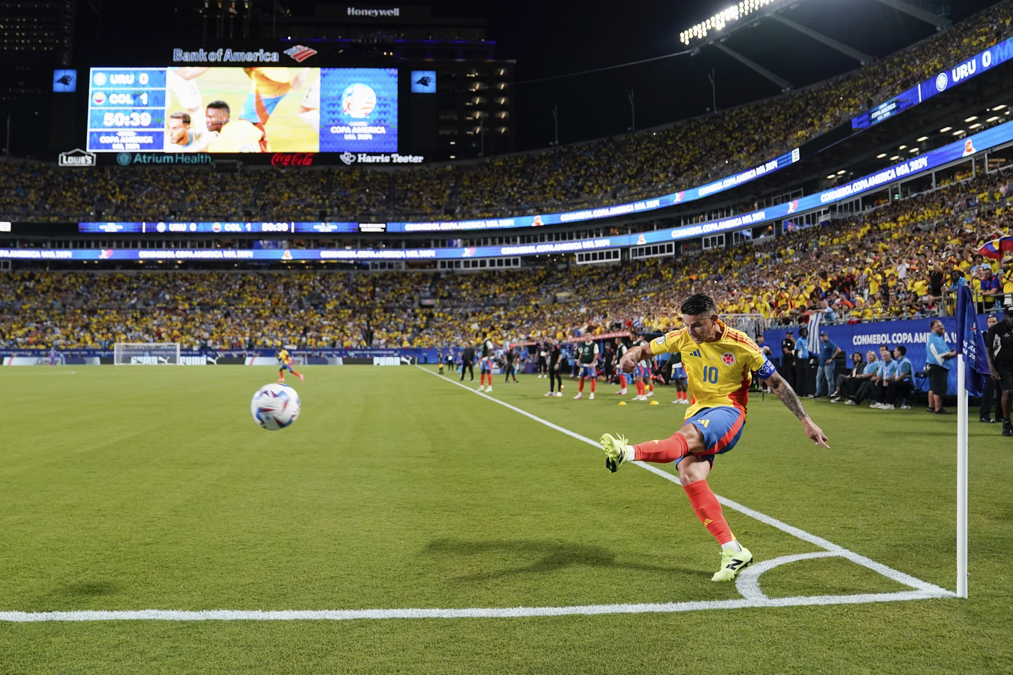 James Rodrguez Colombia seleccin Copa Amrica 2024 final soccer Argentina Messi