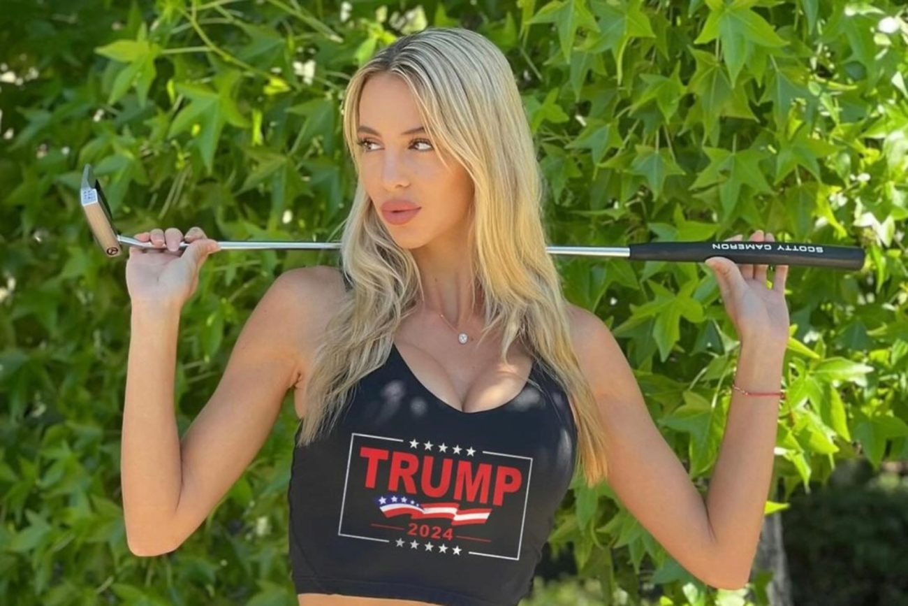 Bri Teresi, una bella aficionada al golf y a Donald Trump.