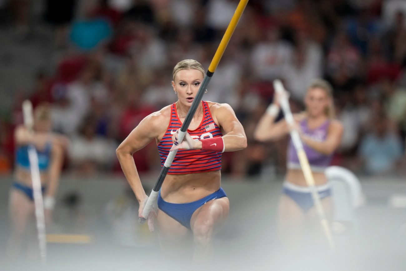 La saltadora de prtiga es la vigente campeona Olmpica y en Francia...