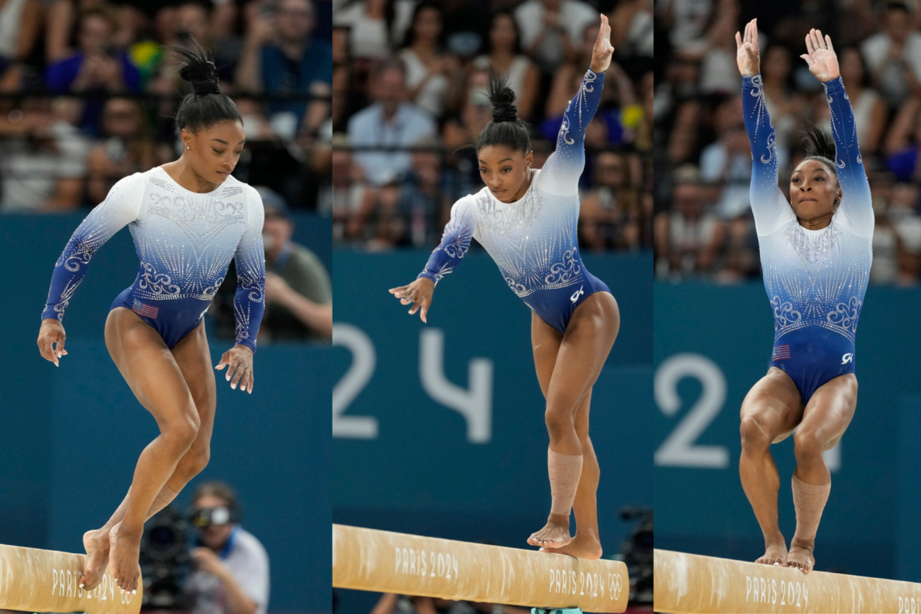 Simone Biles qued 5 clasificada en barra fija despus de que se...