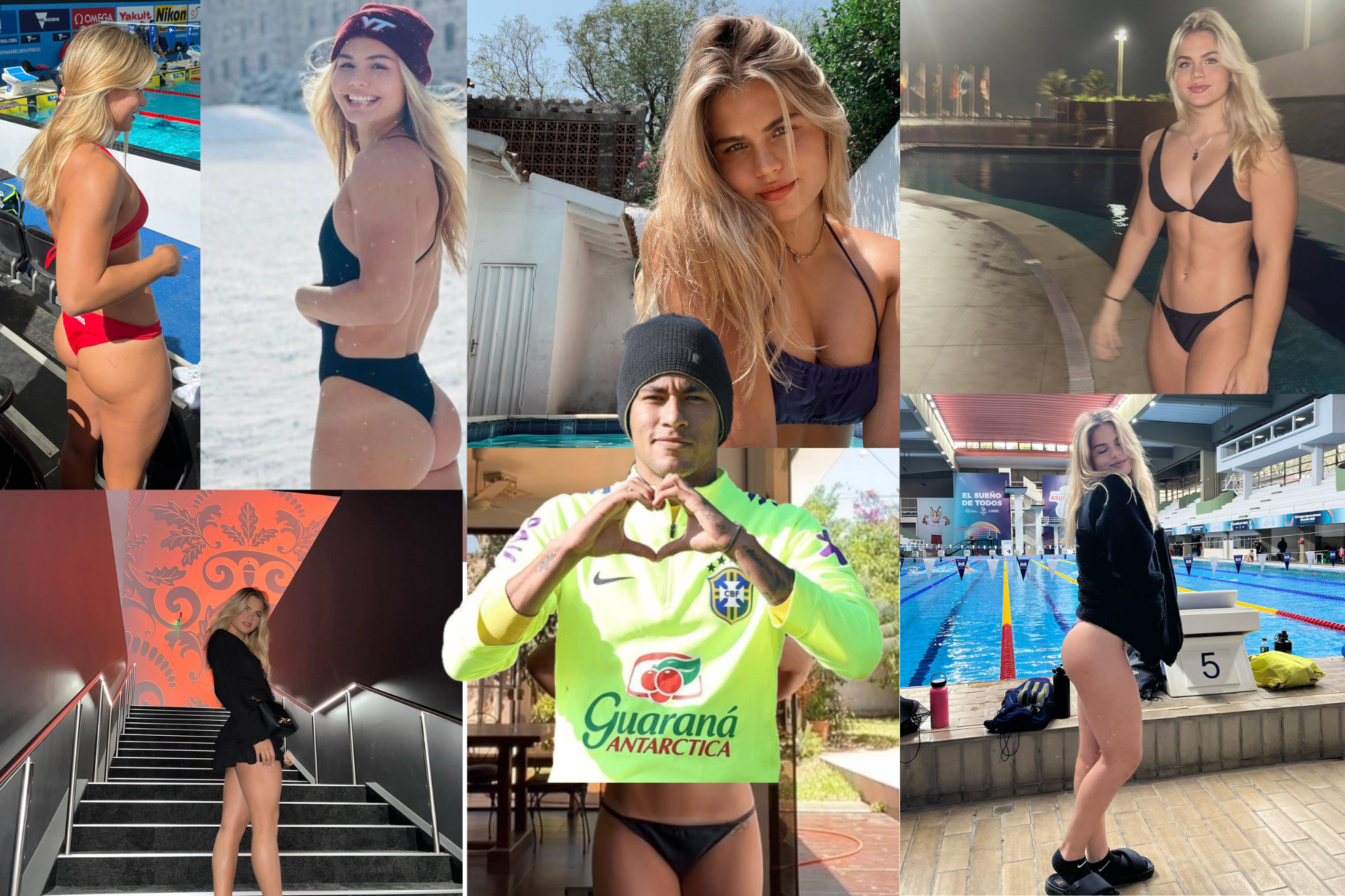 Las 50 fotos de Luana Alonso que llamaron la atención de Neymar - La  nadadora paraguaya, que fue expulsada de la... | MARCA Usa