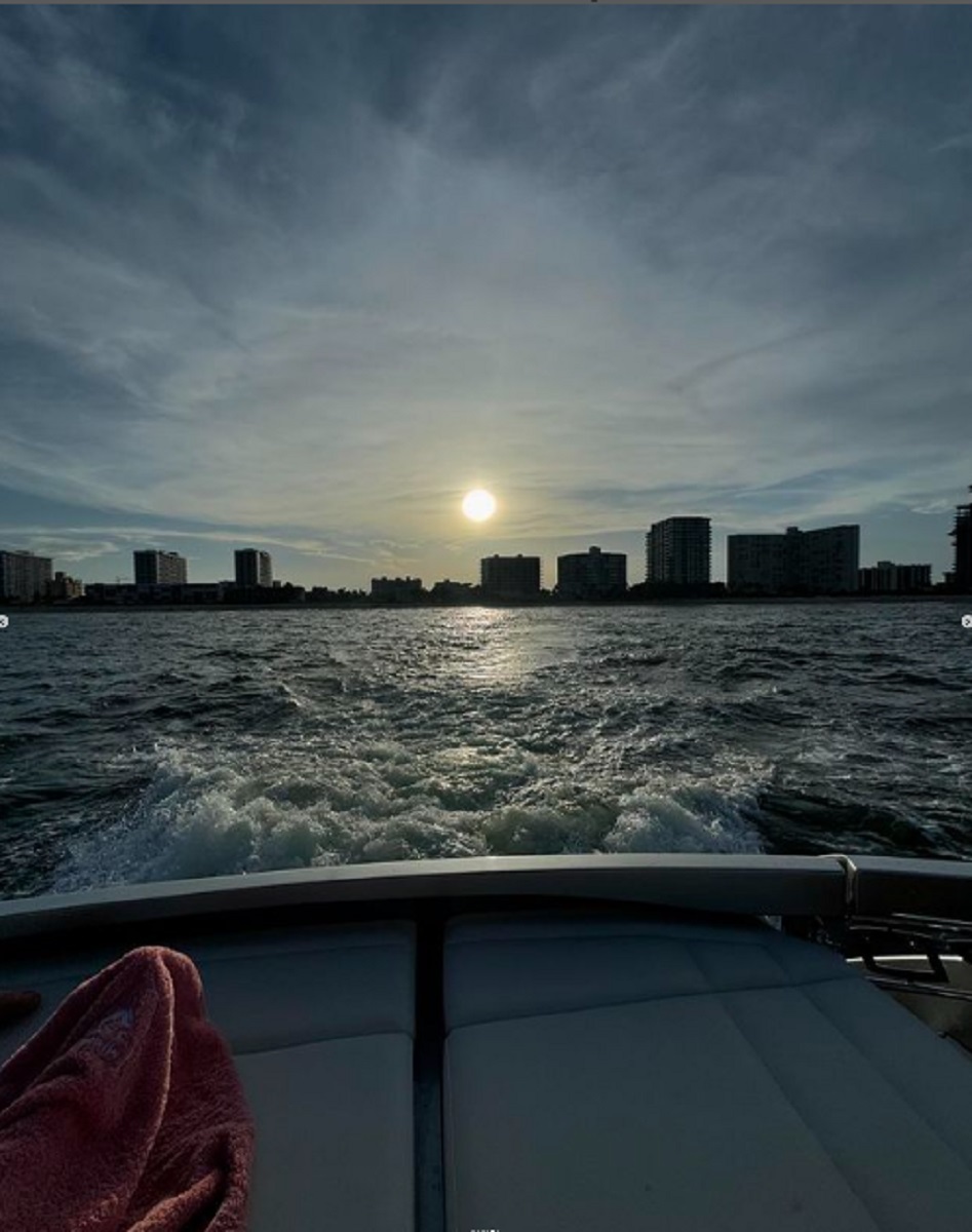 As se ven los clidos atardeceres en el sur de Florida