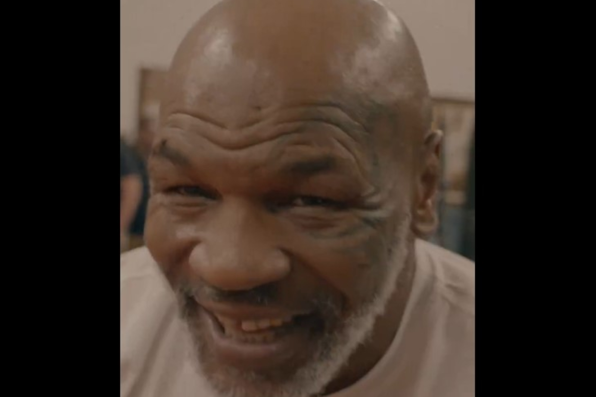 La sonrisa de 'Iron Mike' lo dice todo.