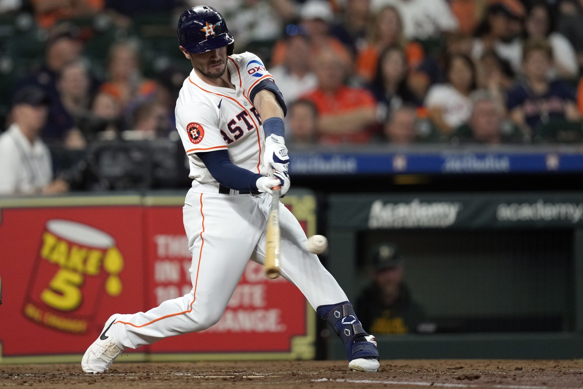 Alex Bregman conect 26 jonrones con los Astros en la temporada 2024.