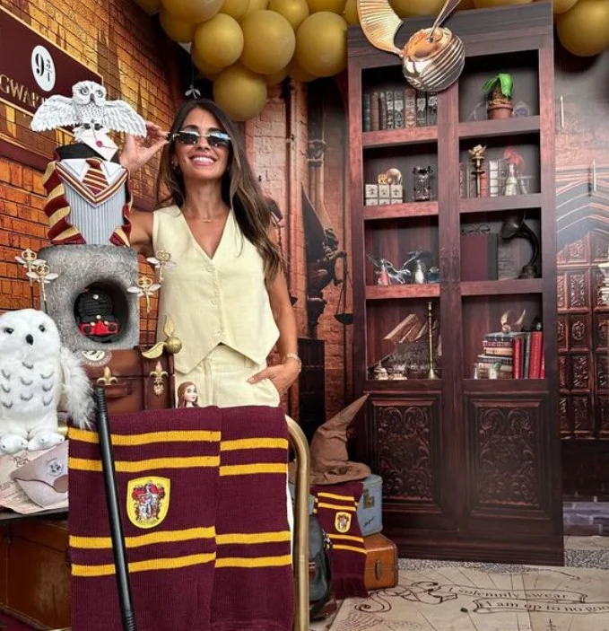 Harry Potter 'crashed' the incredible birthday party that Antonela Roccuzzo enjoyed with Leo Messi and his sons